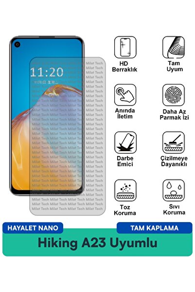 Milat Tech طبقة حماية للشاشة من نوع Hayalet Nano من Hiking A23، حماية للخصوصي...