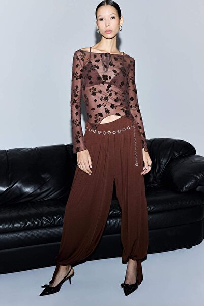 DeFacto Balloon Fit Normal Waist Standard Length Pants G3528Ax25Wn