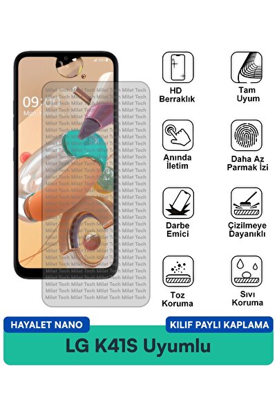 Milat Tech Lg K41S Ghost Nano Case Compatible Screen Protection Film Privacy ...