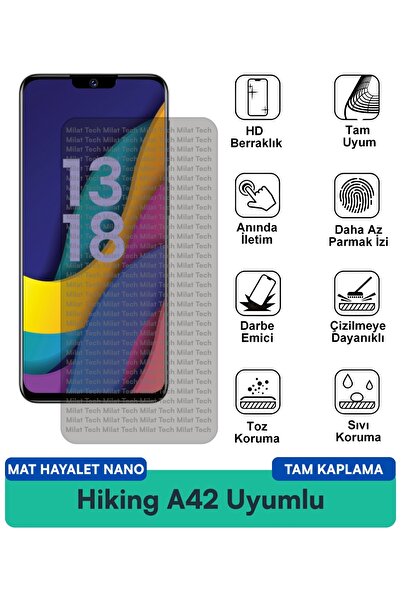 Milat Tech فيلم حماية الشاشة Hiking A42 Mat Ghost Nano مقاوم للخدوش