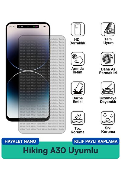 Milat Tech Hiking A30 Ghost Nano Case Compatible Privacy Protection Stain-Res...