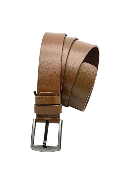 Micutz Men's Brown Belt, 4.2 cm Wide XXL, Made of Genuine Leather, Large Sizes, Size 155 cm