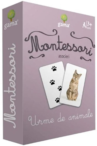 Editura Gama Montessori. Asocieri. Urme de animale