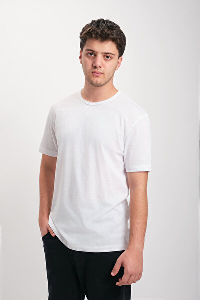 WE AND ME Regular Fit Short Sleeve Dirty Collar Basic T-Shirt