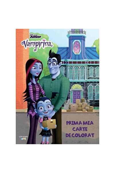 Litera Disney junior. Vampirina. Prima mea carte de colorat
