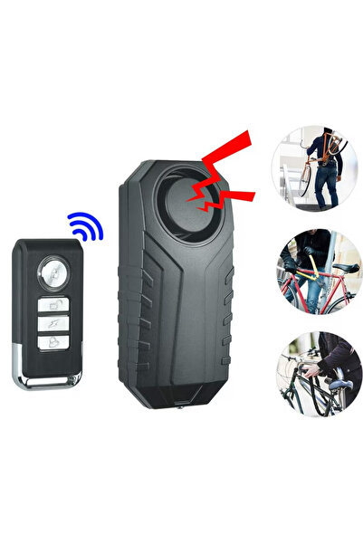 OEM Anti-theft alarm for bicycle or electric scooter, with remote control, vibration sensor and 113dB sound