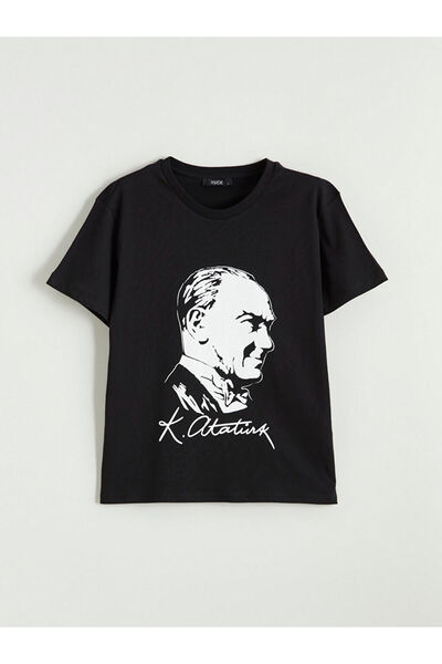 LC Waikiki Zero Roba Collar Ataturk Themed Women's T-Shirt from Uzg Store for...