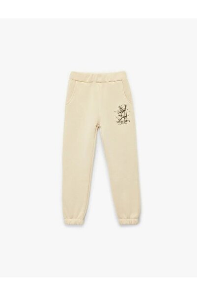 Koton Ayıcık με τύπωμα Φούτερ Jogger με επένδυση fleece τσέπες με χαλαρή εφαρ...