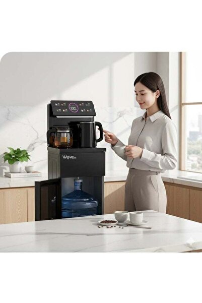 Wavetech WT-06A Smart Coffee Corner & Water Cooler - Multi-Function Tea & Coffee Maker