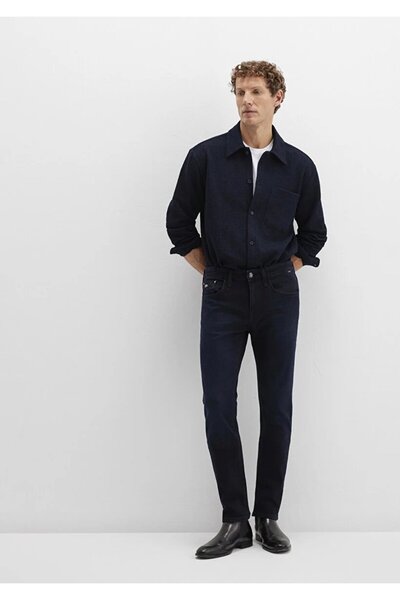 Mavi Ανδρικό τζιν παντελόνι JAKE Deep Midnight Lux Black