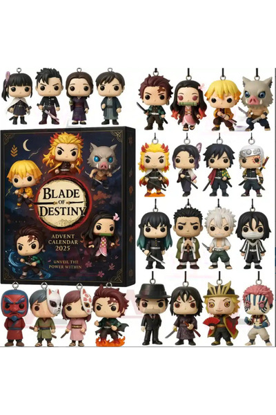 NO BRAND أنمي قاتل الشياطين، صندوق العد التنازلي لمجيء المسيح، زينة شجرة عيد ...