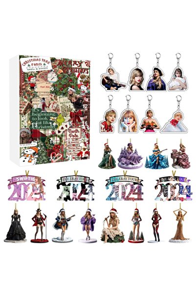 NO BRAND Advent Calendar Blind Box, 24-Day Surprise Gift Set, Acrylic Taylor ...