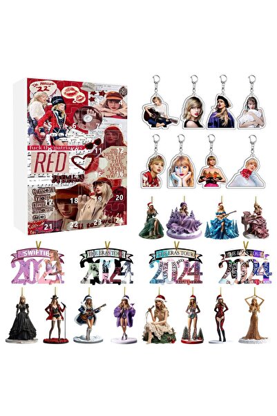 NO BRAND Christmas Advent Calendar Blind Box, 24-Day Surprise Gift Set, Acryl...