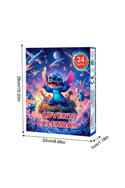 NO BRAND تقويم مجيء مع هدايا 24 Stitch تقويم مجيء للأطفال العد التنازلي لمدة ...
