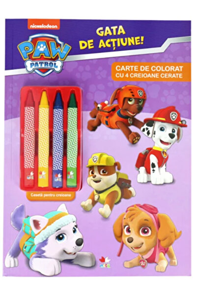 PAW PATROL Paw Patrol. Ready for action! (contains 4 wax crayons)