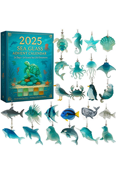 NO BRAND تقويم مجيء عيد الميلاد صندوق أعمى 24 شبكة مزخرفة بأكريليك مسطح تقويم...