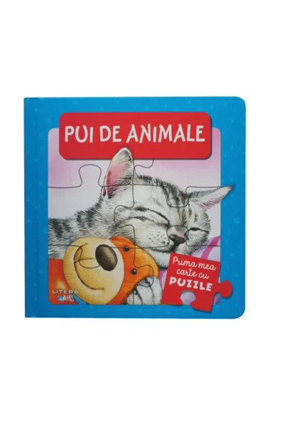 OEM Prima mea carte cu puzzle. Pui de animale