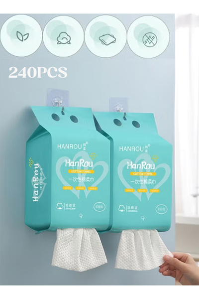 Generic Hanging Disposable Towel Soft Cotton Makeup Remover Cotton Facial Cleansing Wipes