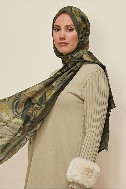 Alvina شال فيسكوز منقوش 8604