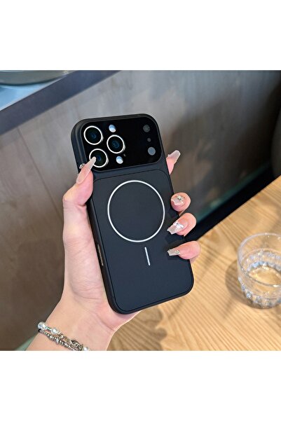 KumOziShop iPhone 16 PLUS Uyumlu MagSafe Özellikli 17 Görünümlü Kamera Koruma...
