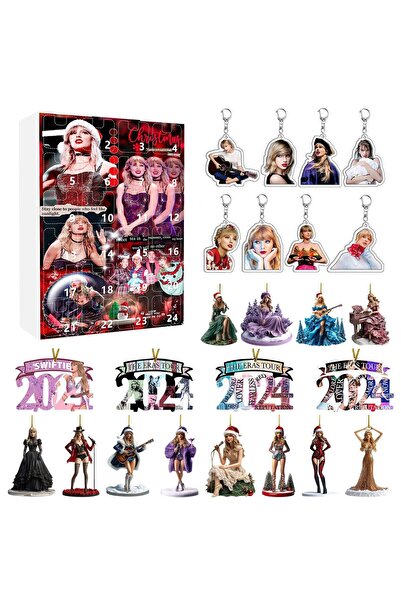 NO BRAND Christmas Advent Calendar Blind Box, 24-Day Surprise Gift Set, Acryl...