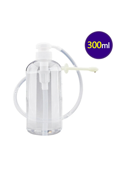 TEXSENDA زجاجة حقنة شرجية، ري شرجي، منظف مهبلي، مجموعة حقنة شرجية يدوية قابلة لإعادة الاستخدام (300 مل)