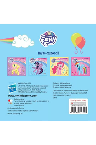 MY LITTLE PONY . Learn with ponies. Numbers