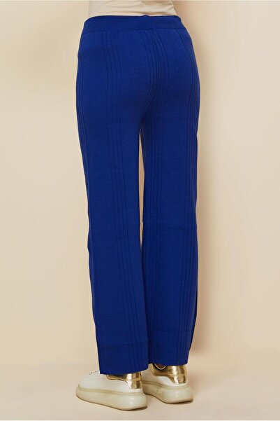 TRENDTESETTÜR Women's Dark Blue (Indigo) Knitwear Pants t 3842