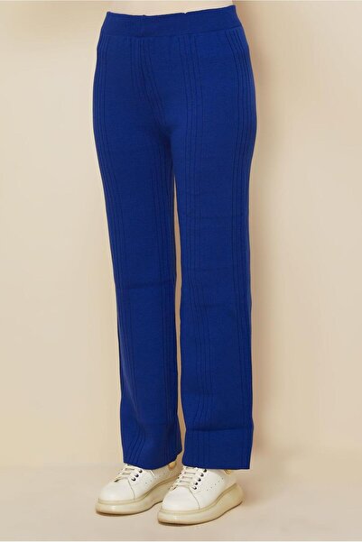TRENDTESETTÜR Women's Dark Blue (Indigo) Knitwear Pants t 3842