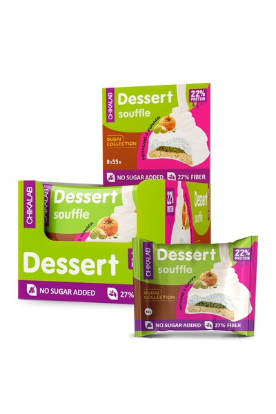 CHIKALAB Glazed cookie and souffle Dubai Chocolate kunafa - كوكيز وسوفليه شوك...