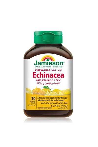 Jamieson Immune Blend with Echinacea, C & Zinc – 30 Chewable Tablets