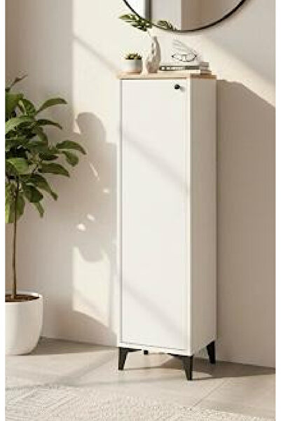 VİNMOB TV ÜNİTELERİ TEK KAPAKLI BANYO DOLABI RAFLI ÇOK AMAÇLI DOLAP ELBİSE VE...