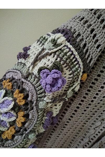 Guashe Hand Knitted Motif Cardigan