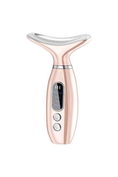 NO BRAND جهاز تدليك الوجه، 45 درجة مئوية، 4 أوضاع، وردي