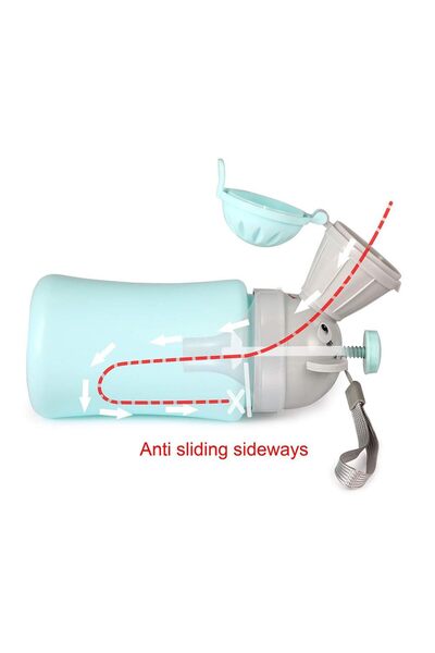 JZS Portable Emergency Urinal Potty for Kids Blue-Boy