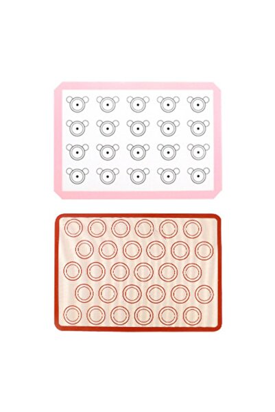 JZS Silicone Baking Mat 2 Pcs Reusable Non Stick