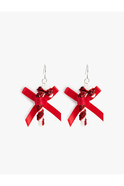 Koton Bowknot Sequin New Year Earrings