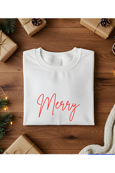 ASELİNDA New Year Merry Printed T-Shirt-Family Matching T-Shirt (Add Items to Make Matching)