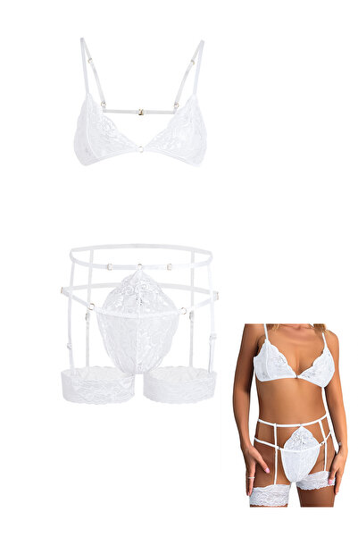 Sthxyfaith sexy lingerie for women naughty outfits Bodysuit Deep V Lace Teddy plus size lingerie One Piece