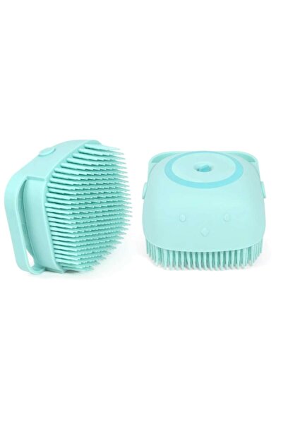OEM Dog and cat washing brush with silicone shampoo reservoir