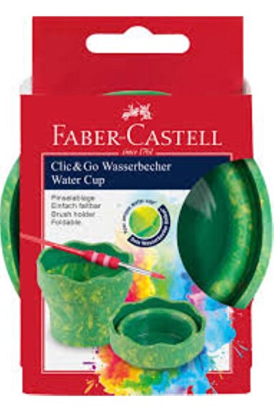 Faber Castell كوب ماء كليك آند جو - رخام أخضر