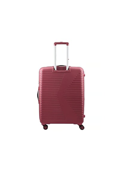 Vip Karl Plus Set Of 3 Polypropylene Hard Sided 4-Wheeler Spinner Trolley Bag with TSA Lock