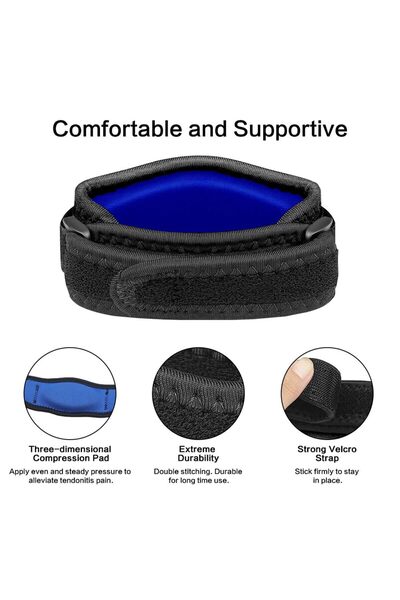 JZS Elbow Support Strap Adjustable Brace for Tennis Golf Pain Relief