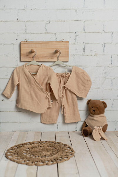Olivo Mini Newborn Kimono Set 7 Pieces 2 Layers Muslin
