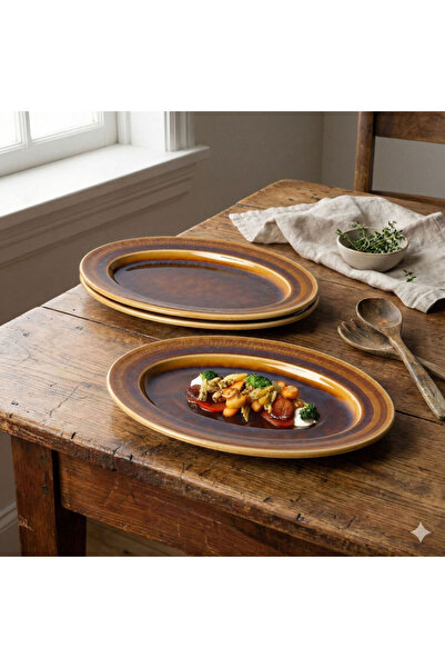 Güral Porselen Valeron 2 Pieces 21 cm Kayak Plate Reactive Saura Vr 137