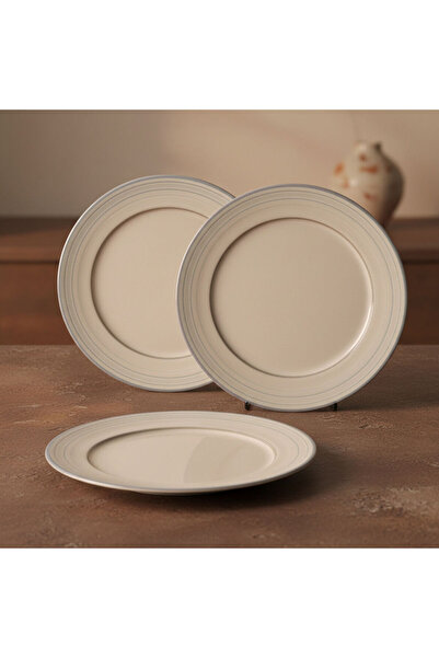 Güral Porselen Valeron 6 Pieces 27 cm Serving Plate Reactive Agate Vr 969