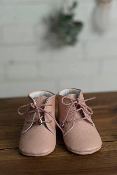 Olivo Mini Newborn Baby Leather Laced First Step Boots