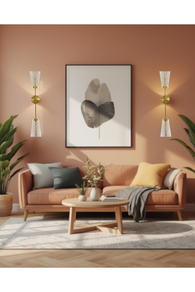 MİRAN HOME Modern Eskitme Tekli Aplik/Modern Duvar Lambası/ Pleksi aplik