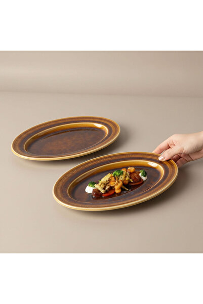 Güral Porselen Valeron 2 Pieces 24 cm Kayak Plate Reactive Saura 137