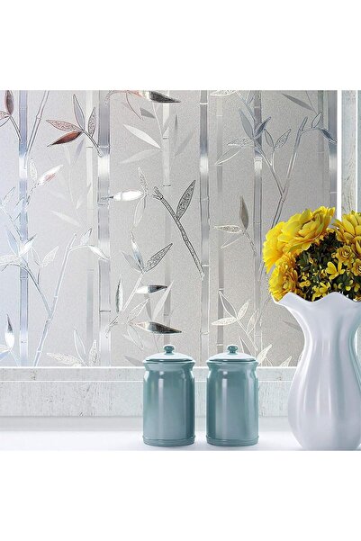 JZS Privacy Film, Rainbow Window Cling Sun Blocking Static Stickers 45x200cm